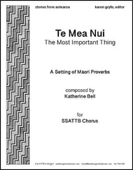 Te Mea Nui SSATTB choral sheet music cover Thumbnail